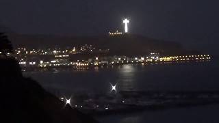 VISTAS DE LA CRUZ DEL PAPA EN EL MORRO SOLAR CHORRILLOS LIMA PERÚ [upl. by Aliban]