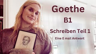 Goethe🇩🇪 Zertifikat B1  E mail ✒️schreiben📃 [upl. by Airamesor936]