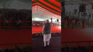 PM Modi receives a grand welcome in Srinagar Jammu and Kashmir  shorts [upl. by Eidson880]