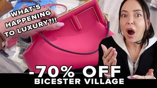 70 OFF Come DISCOUNT LUXE Shopping at BICESTER VILLAGE  FENDIPRADAGUCCI [upl. by Chandler393]