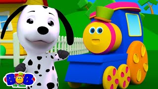 Bob il treno  bingo la canzone del cane  Video dei bambini  Bob Train Bingo the dog [upl. by Anais123]