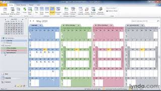 Outlook Tutorial  How to work with multiple calendars [upl. by Ulland]