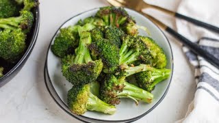 Garlic Roasted Broccoli Recipe [upl. by Mw302]