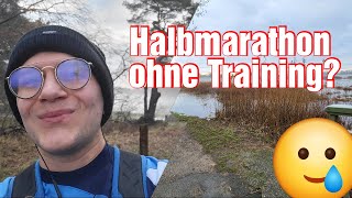 Halbmarathon ohne Training Distanz geschafft Selbstversuch auf 211 km nature running test [upl. by Alissa]