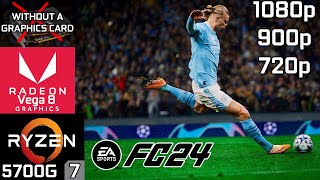 EA Sports FC 24  Ryzen 7 5700G Vega 8 amp 16GB RAM [upl. by Kipp]