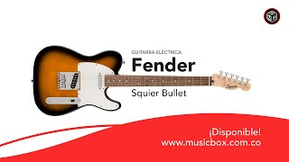 ReviewGuitarra fender telecaster squier bullet [upl. by Aiselad]