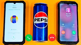 TWO BIG VS PEPSI INCOMING CALL DOOGEE S SCYBER CUBOT KINGKONG X PRO [upl. by Arhoz]