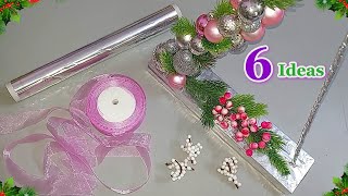 6 Low Cost 2024 Christmas Decoration ideas From Aluminium Foil  DIY Christmas craft idea🎄447 [upl. by Elatsyrk266]