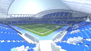 Minecraft  TIMELAPSE  Amex Arena Brighton and Hove Albion  DOWNLOAD Official [upl. by Cyrano]