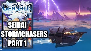 Genshin Impact – Seirai Stormchasers Part 1  How to get to Seirai Island [upl. by Eatnoled]