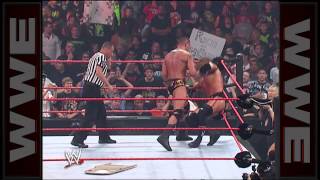 Triple H vs Randy Orton  Last Man Standing Match No Mercy 2007 [upl. by Kruse433]