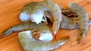 How To Peel And Devein Shrimp [upl. by Ecnav143]