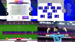 SP Football Life 2025 Official EA FC Scoreboard Edition Premier League 202425  Updates FL2025 [upl. by Balas109]