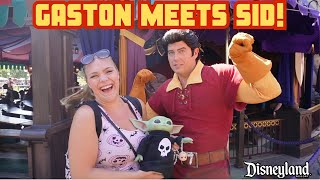 Gaston Meets Sid Disneyland 2024 [upl. by Lytsirhc293]