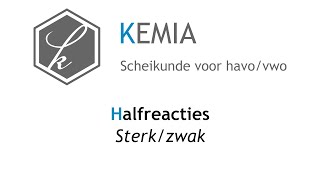 Halfreacties Sterkzwak [upl. by Yrrehc]