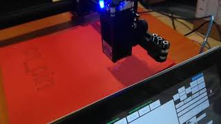 Vigotec VGL7 20W engraver test 2 [upl. by Leitnahs]