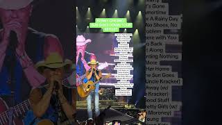 Kenny Chesney — Sun Goes Down Tour — Setlist [upl. by Curtice]