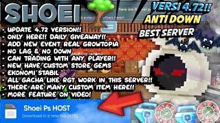 GIVEAWAY ROLE DEV🔥 BEST SERVER ANTI DOWN  GROWTOPIA PRIVATE SERVER  GTPS 2024  BEST SERVER [upl. by Ihsoyim]