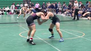 Dominic Bambinelli Mill Creek vs Konlin Weaver Camden 165lbs 7A GHSA State Duals Semi Finals 2023 [upl. by Nirroc]