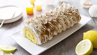 Bûche de Noël façon tarte au citron meringuée [upl. by Kallista757]