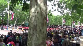 Trooping The Colour 2019 March off to Buckingham Palace [upl. by Yanej]