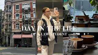 DAY IN MY LIFE AS A LAW STUDENT  uni vlog law school campus life [upl. by Suiraj]