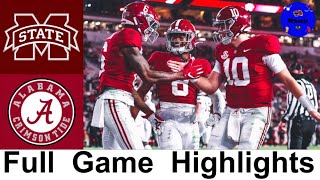 Mississippi State vs 2 Alabama Highlights  College Football Week 9  2020 College Football [upl. by Sivle]