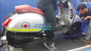 VESPA GTS 300 Malossi Dyno Tuning  Motodynamics Technology Malaysia [upl. by Sibelle]