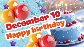 10 December Best Happy Birthday Song  Happy Birthday WhatsApp Status shorts celebrationavenue [upl. by Gerry452]