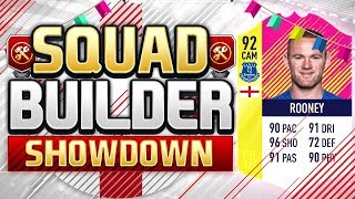 FIFA 18 SQUAD BUILDER SHOWDOWN EUROPEAN HERO ROONEY 92 Rated Wayne Rooney [upl. by Odlanar]