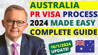 Australia 2024 PR Visa Process Made Easy  Australia PR Process [upl. by Alys]