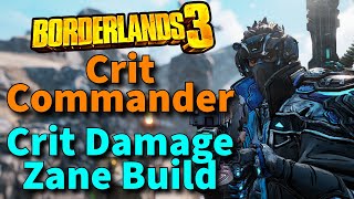 Borderlands 3  The BEST Crit Zane Build  Crit Commander  2024 Mayhem 11  Save File [upl. by Tarazi]