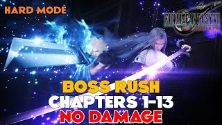 No Damage Boss Rush Hard Mode  Final Fantasy VII Rebirth [upl. by Naillik801]