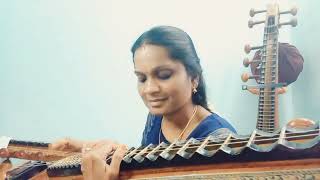 Sangeetha Swarangal  Azhagan  Maragathamani  Veena Cover [upl. by Kalam]