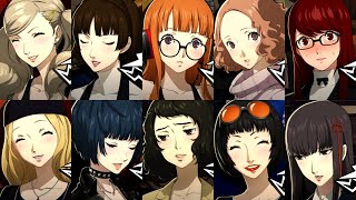 【P5Rリマスター】告白にハグ＆キス10連発！コープ9～10イベント女性キャラまとめ【ペルソナ５ ザ・ロイヤルSteam版】※ネタバレ注意 [upl. by Elokkin]