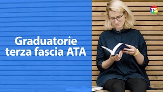 Graduatorie Terza Fascia ATA info su come presentare la domanda [upl. by Wincer]