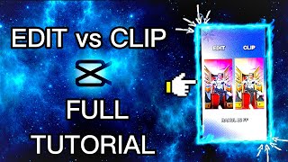 EDIT vs CLIP SHORT TUTORIAL IN CAPCUT  FREE FIRE SHORTS EDITING ❤️🔥 capcutedit freefire [upl. by Austen716]