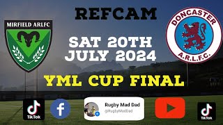 Mirfield v Doncaster Toll Bar  YML Cup Final  Abandoned  Guest RefCam [upl. by Dez399]