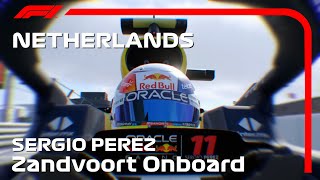 Sergio Perez Red Bull Racing Onboard  2022 Dutch GP  F1 2022 Zandvoort Netherland [upl. by Farah]