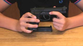 Airsoft Review  TM M92F military model GBB [upl. by Gnehs]