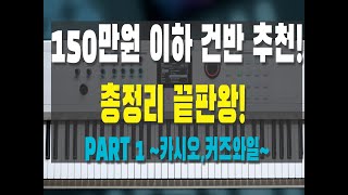 건반 사실분들 꼭 보세요 150만원 이하 건반 추천 끝판왕 PART1 카시오커즈와일 [upl. by Brynna]