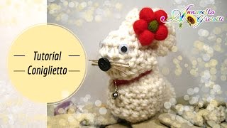 Tutorial coniglietto di Pasqua alluncinetto  How to crochet a rabbit [upl. by Inaffit]