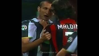 When Maldini taught a lesson to Chiellini • Maldini vs Chiellini maldini football shorts [upl. by Elkraps719]