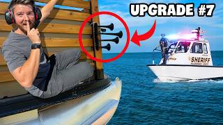 We Added 10 SECRET Upgrades to our Homemade Houseboat [upl. by Ahnavas]