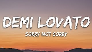 Demi Lovato  Sorry Not Sorry Lyrics [upl. by Darci596]