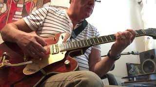 Gretsch Country Gentleman 1971 played through Boss Katana amp [upl. by Enidanreb]