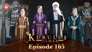 Kurulus Osman Urdu  Season 3  Episode 165 [upl. by Ynnatirb]