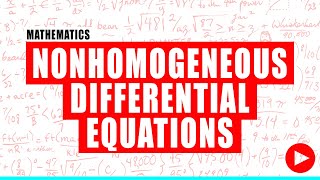 Higher Order NonHomogeneous Differential Equations  Fundamentals of Engineering FE EIT Exam Review [upl. by Hadden317]