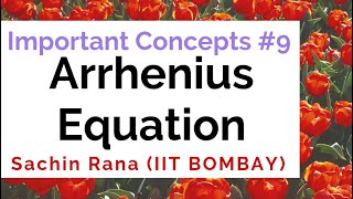 Arrhenius Equation  Important Concpts  JEE NEET 2020 [upl. by Grimaud]