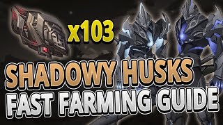 Shadowy Husks all Locations FAST FARMING ROUTE  Genshin Impact 26 [upl. by Ialokin854]